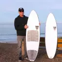 Grip pads surf Slater Designs Front Foot Pad Grey