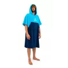 Poncho Surf Logic Cyan & Navy 2