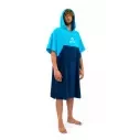 Poncho Surf Logic Cyan & Navy