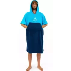 Poncho asciugamano Surf Logic Cyan & Navy