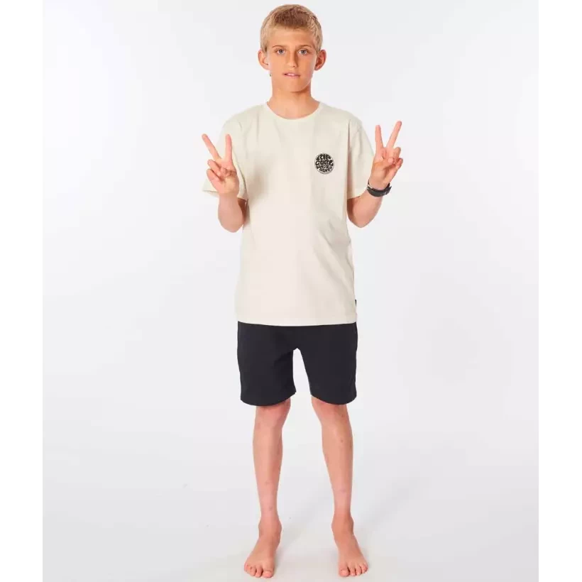Camisa Rip Curl Wettie logo Beige