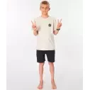 Camisa Rip Curl Wettie logo Beige