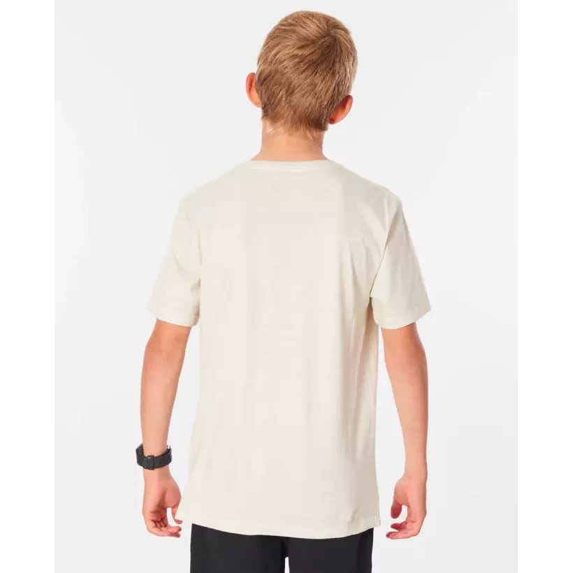 T-Shirt Rip Curl Wettie logo Beige