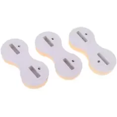 Jeu de 3 Plugs M-Fins Dual Tab