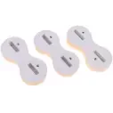 Set di 3 tappi a doppia linguetta M-Fins