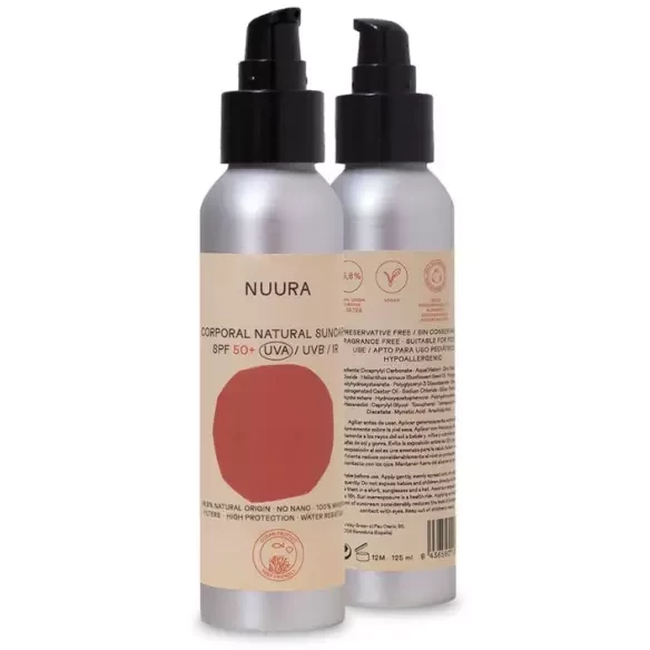 Spray de protetor solar Nuura SPF50
