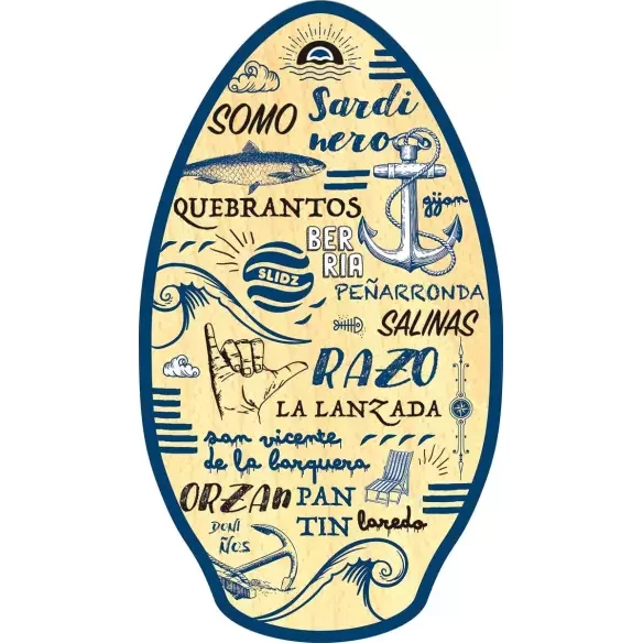 Tabla de skimboard Slidz Wood 41'' Spain