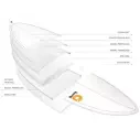 Surfbrett Torq fish Classic Design