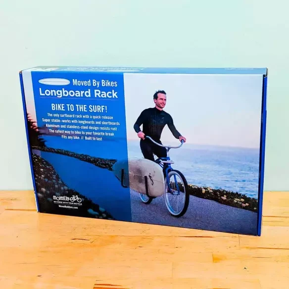 Suporte de prancha de surf Longboard para bicicleta Surf Logic