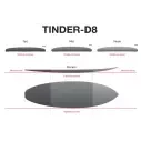 Tabla de surf NSP Tinder Element White