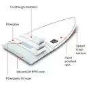Surfbrett NSP Tinder Element White