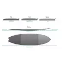 Surfboard NSP fish Elements White