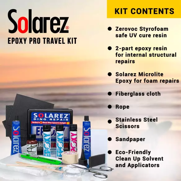 Kit di riparazione Solarez Epoxy Pro viaggio