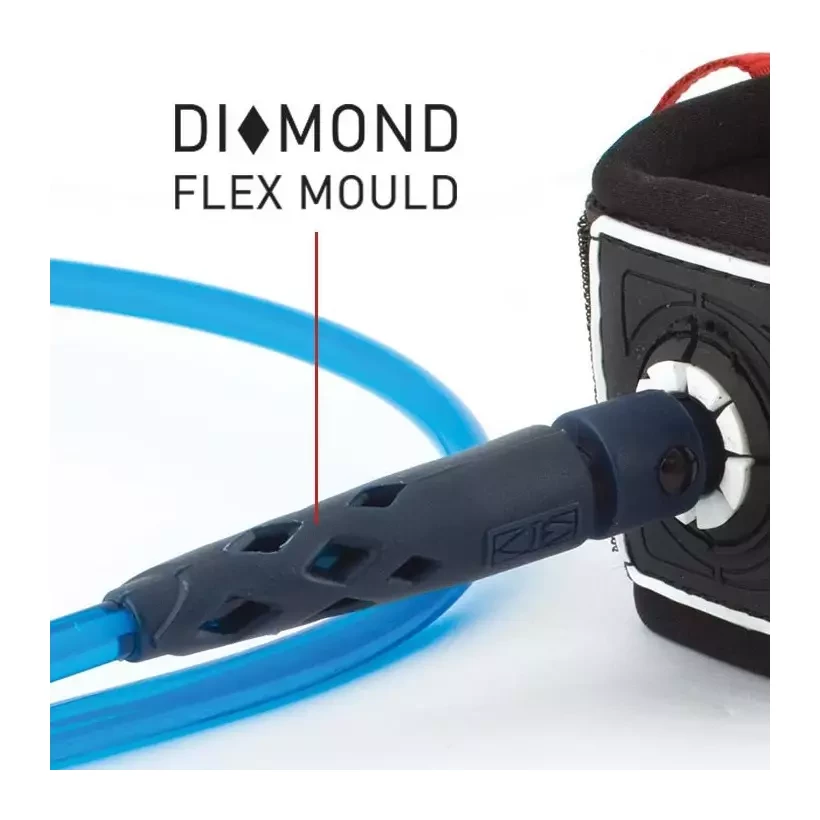 Ocean & Earth Diamond Flex Comp Leash Blue