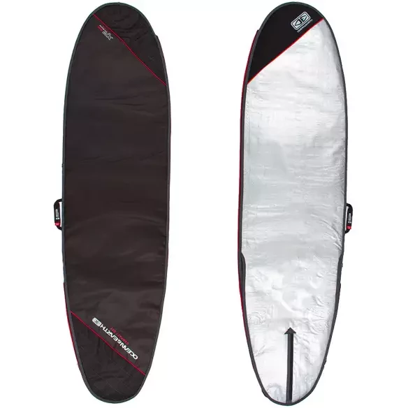 Capa Ocean & Earth Compact Day Longboard Black/Red