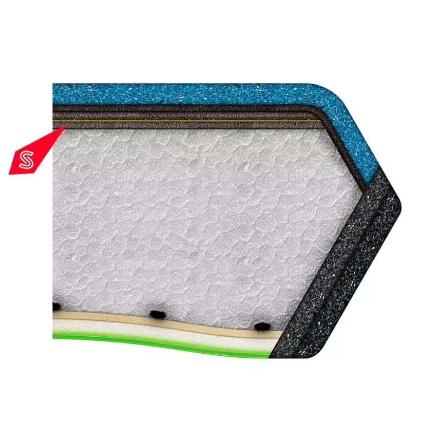 Prancha de bodyboard Funkshen Chase O´Leary Premium Skintec PP Black/White