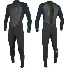 ONeill Wetsuit Reactor II 3/2mm Jeugd Black/Grafite