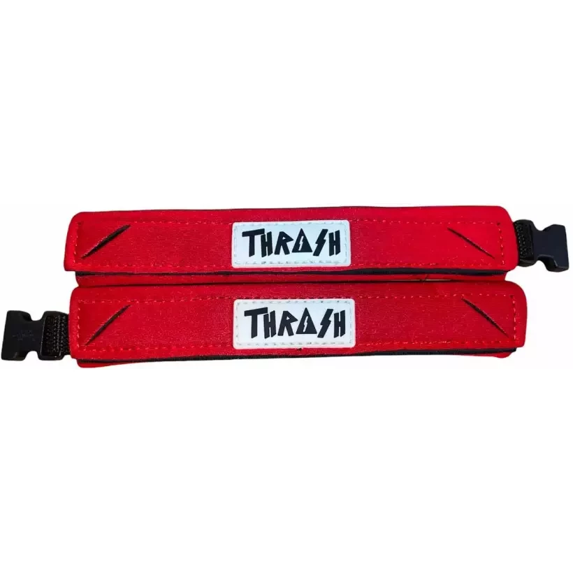 Leash de Pé de pato Thrash Heel Pad Red