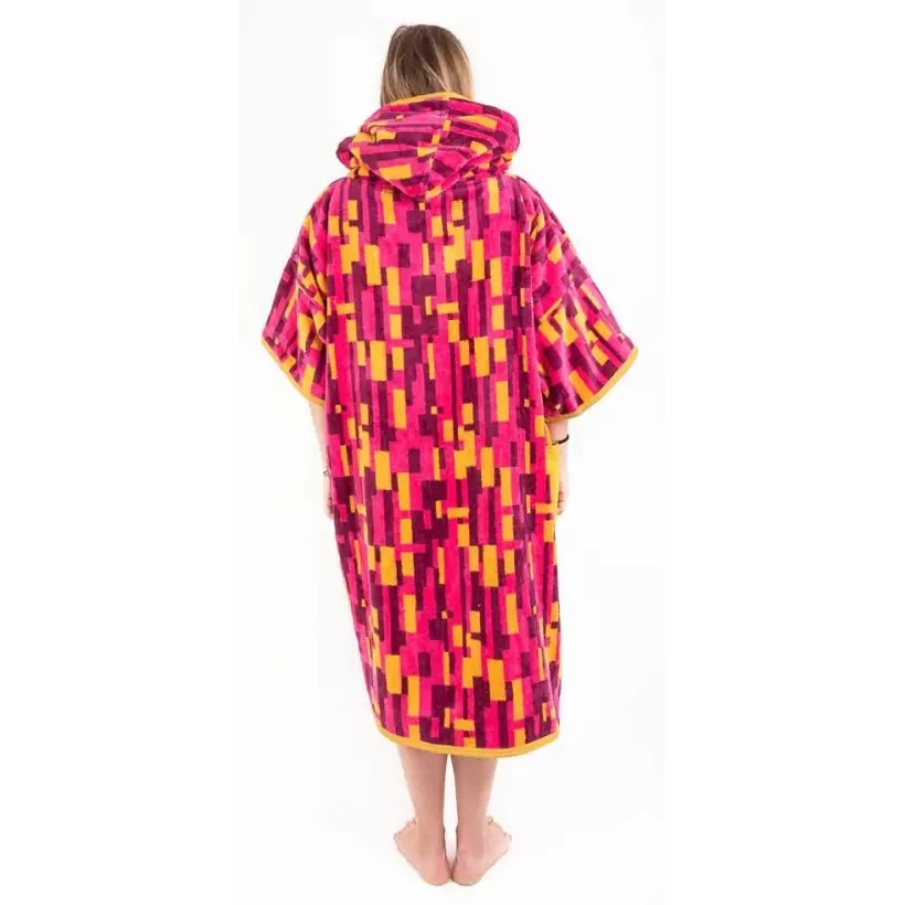 Poncho All In V Bumpy Women Jacquard