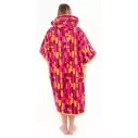 Poncho All In V Bumpy Women Jacquard