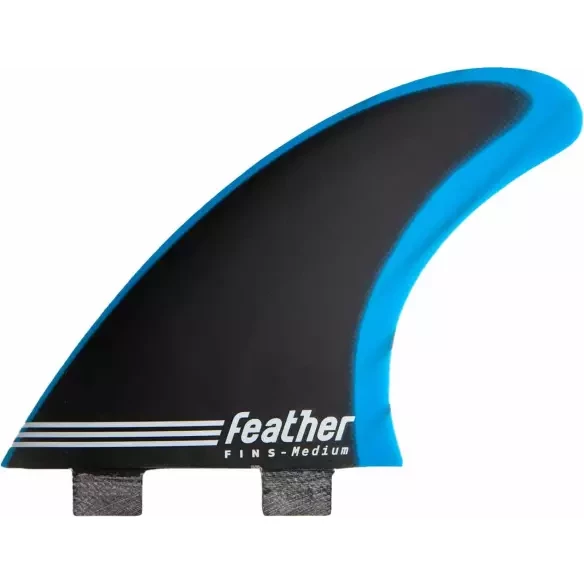 Quillas Feather Fins Fiberglass Blue & Black