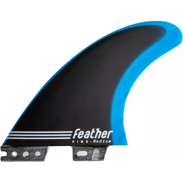 Surfboard fins Feather Fiberglass Blue & Black Click Tab