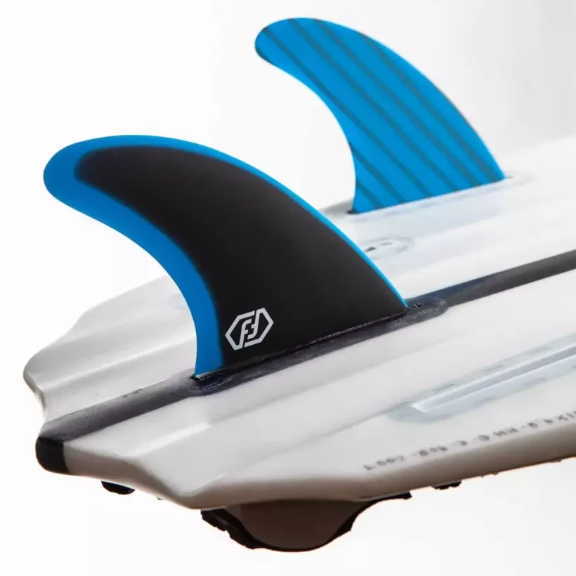 Quillas Feather Fins Fiberglass Blue & Black Single Tab