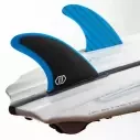 Vinnen Feather Fins Fiberglass Blue & Black Single Tab