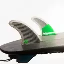 Quilhas surf Feather Fins Ultralight Black Hexa Core