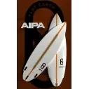 Surfboard Slater Designs Flat Earth LFT White/Orange