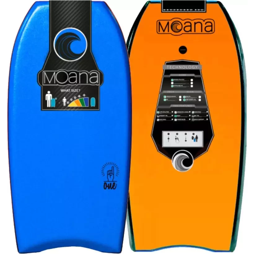 Planche de bodyboard Moanav One Blue/Orange
