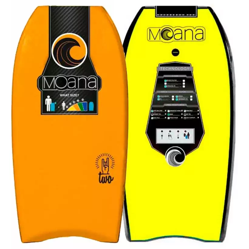 Tabla de bodyboard Moana Two Orange/Yellow