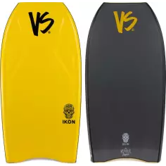 Prancha de bodyboard VS Ikon NRG+ Contour Quad Concave Tangerine/Metalic Dark Grey
