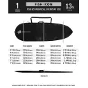 Housse Creatures Fish Lite Black