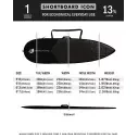 Sacche Creature Shortboard Lite Black