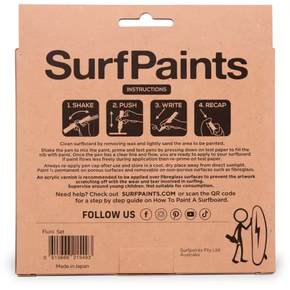 Surfbrettfarben SURFPAINTS Fluro
