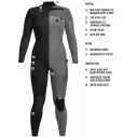Combinaison Xcel Comp Womens 4/3mm