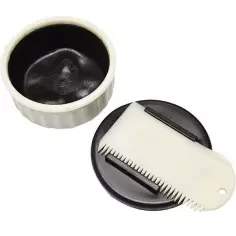 Box für paraffin Wax Sex Container+comb White/White 2