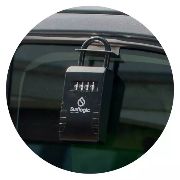 Surf logic car window lock accessory