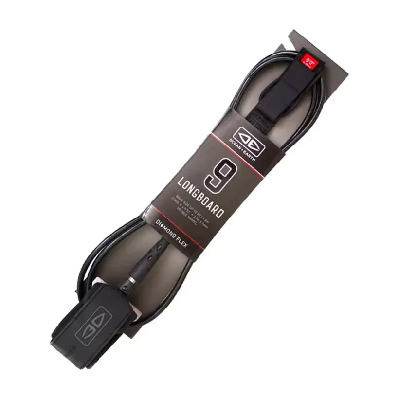 Leash Di Ocean & Earth Diamond Flex Longboard Black