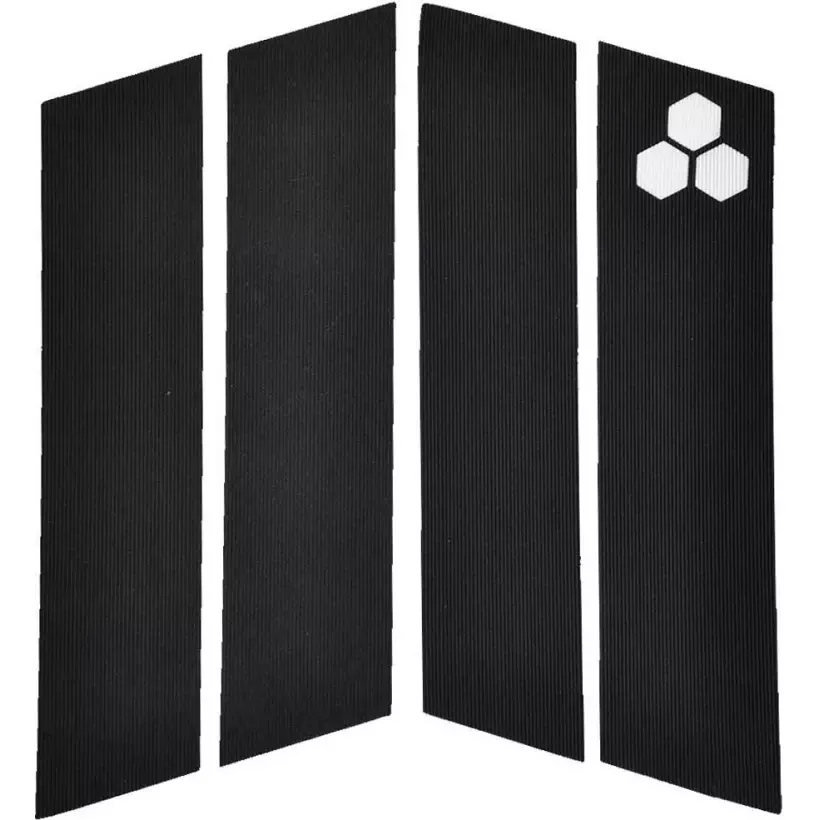 Pad de surf Channel Island Front Pad 4 pièces Black
