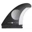 Ailerons de surf Endorfins KS1 Tri-Fin Black/White