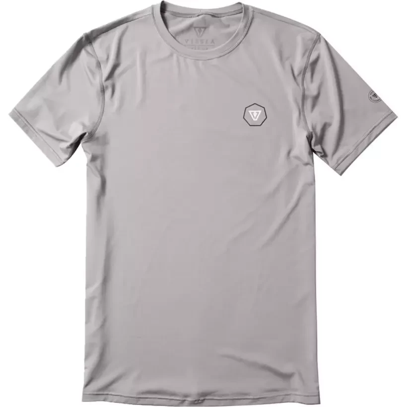 T-shirt UV Vissla Easy Eco SS Grey