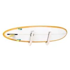 surfboard rack Surflogic Wooden Longboard Wall Rack 2