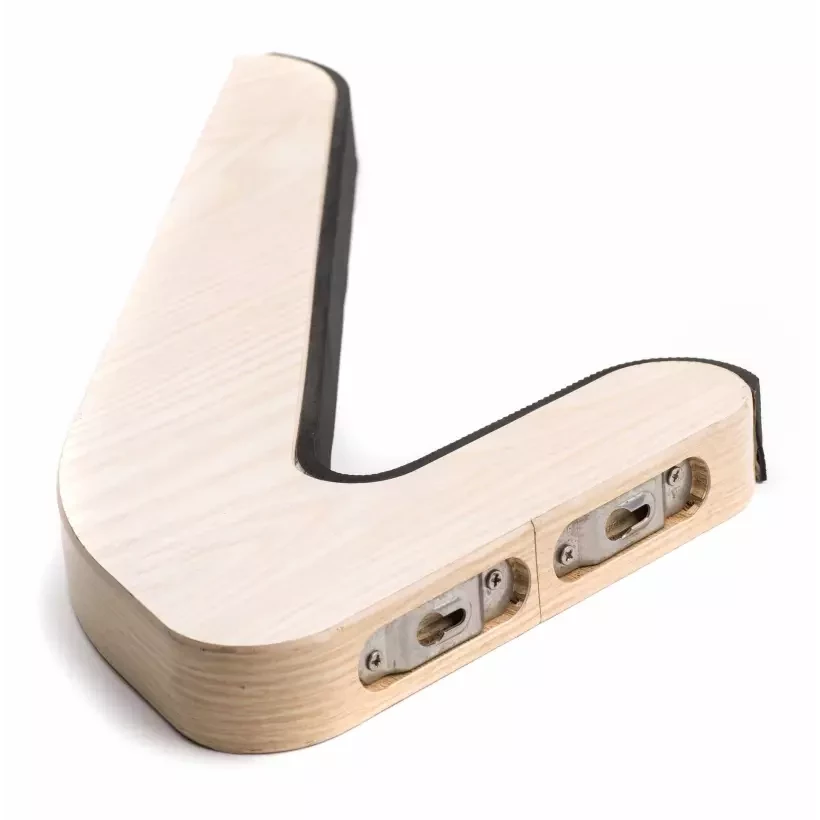 surfboard rack Surflogic Wooden Longboard Wall Rack