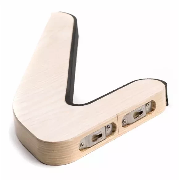 surfboard rack Surflogic Wooden Longboard Wall Rack