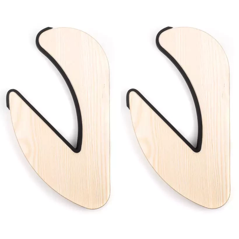 supporto tavola da surf Surflogic Wooden Surfboard Wall Rack