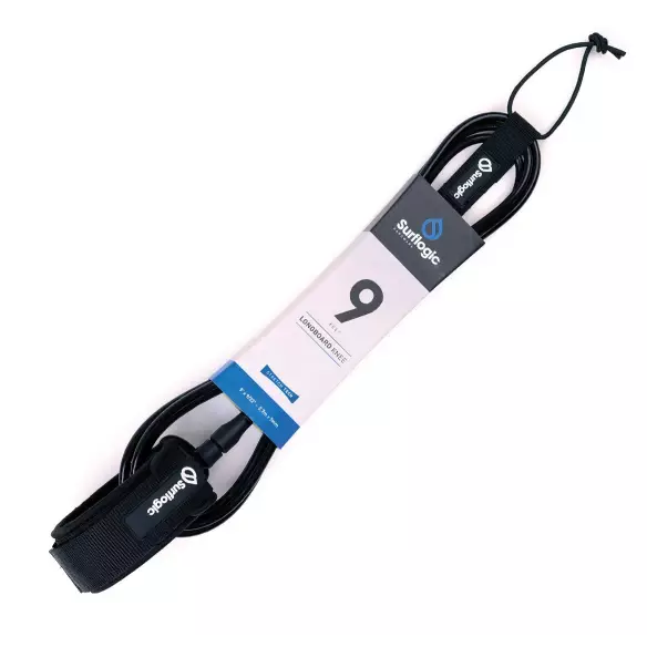 Leash surf SurfLogic Longboard Knee Black