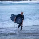 Prancha de surf softboard Ryder Retro Fish Black