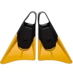 Flossen bodyboard Supersfins Gelb/Schwarz 2